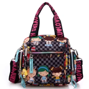 New Multi-Functional Oxford Cloth Messenger Bag - A Cute and Stylish Harajuku Handbag