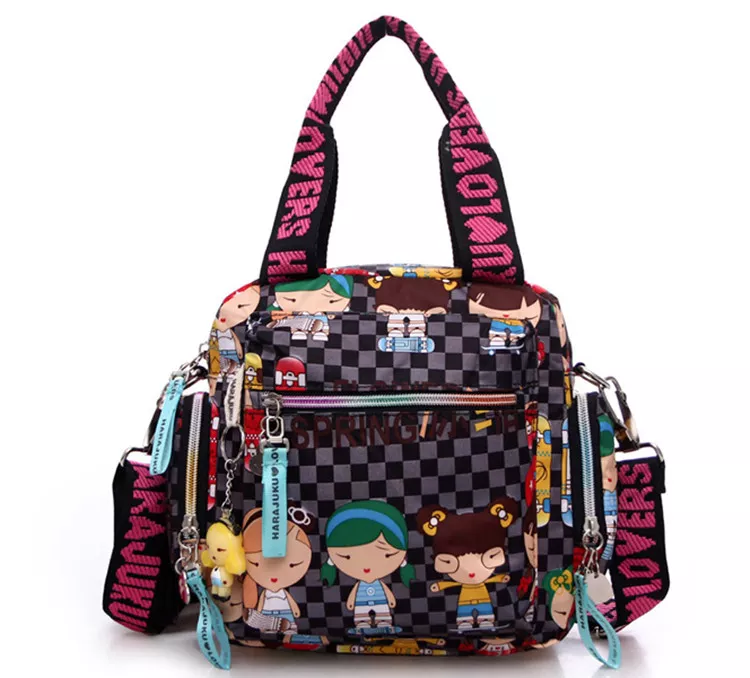 New Multi-Functional Oxford Cloth Messenger Bag - A Cute and Stylish Harajuku Handbag
