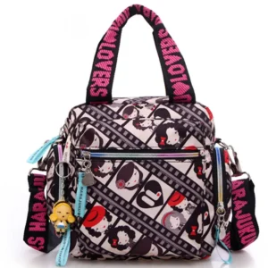 New Multi-Functional Oxford Cloth Messenger Bag - A Cute and Stylish Harajuku Handbag