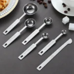 UPORS Premium Stainless Steel Measuring Cups and Spoons Set - Stackable Kitchen Measuring Spoon Set for Accurate Measurements