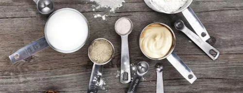 UPORS Premium Stainless Steel Measuring Cups and Spoons Set