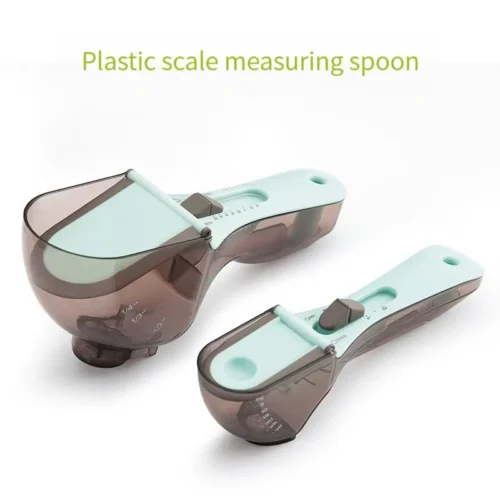 Plastic Graduated Measuring Spoons – Accurate Kitchen Tools for Baking and Cooking