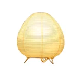 Modern Japanese Nordic Style LED Paper Lantern Table Lamp