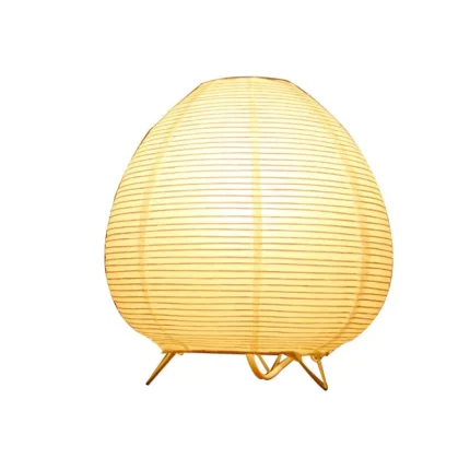Modern Japanese Nordic Style LED Paper Lantern Table Lamp