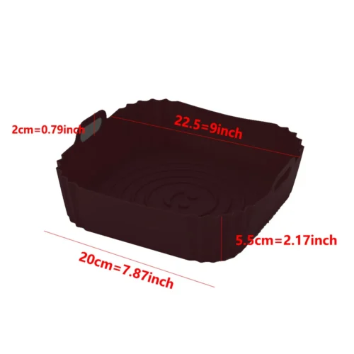 Reusable 22cm Silicone Airfryer Pan Liner
