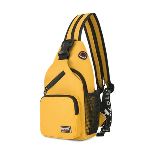 Multi-Function Crossbody and Belt Bag with Earphone Hole - Perfect for Sports and Travel