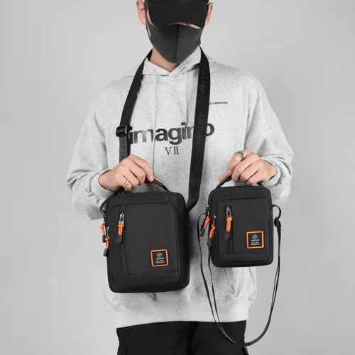 Men's Casual Military Fashion Cross Body Tote Bag - Durable and Stylish
