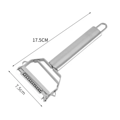Stainless Steel Kitchen Vegetable Peeler – Multifunctional Potato Cutter and Slicer