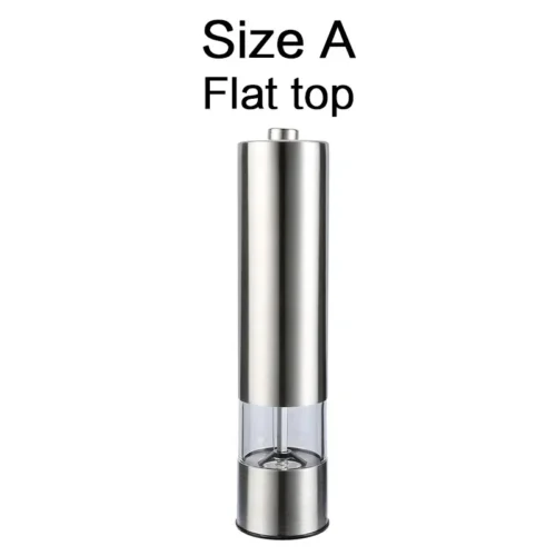 Battery-Powered Precision Stainless Steel Electric Salt and Pepper Mill