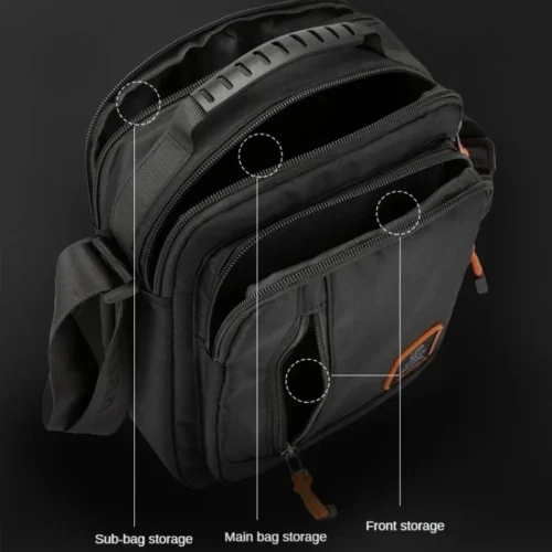 Men's Casual Military Fashion Cross Body Tote Bag - Durable and Stylish