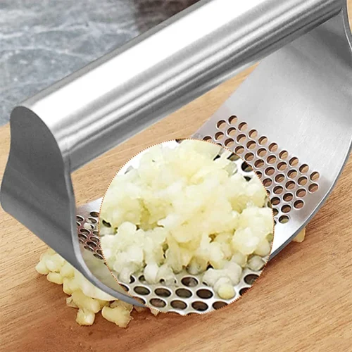 Manual Squeezer for Garlic and Ginger - Stainless Steel Crusher
