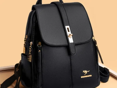 Chic Black Vintage Daypacks for Girls - Stylish School Bags and Mochila Rucksacks