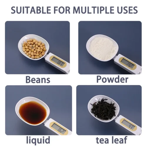 Electronic Kitchen Scale Spoon 500g Capacity with Precision Mini Measuring Tool
