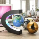 Magnetic Levitating Globe LED World Map – Electronic Antigravity Novelty Lamp, Home Decor Light, Unique Birthday Gift