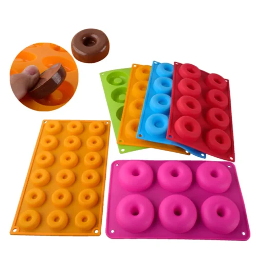 Silicone Donut Mold Baking Pan 6 8 Cavity