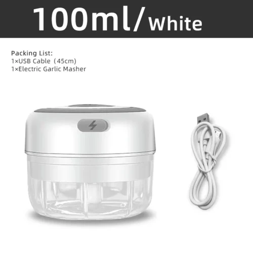 Mini Garlic Masher and Meat Grinder - Portable Vegetable Chopper for Effortless Food Prep