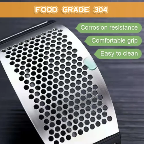 Manual Garlic Mincer – Stainless Steel Garlic Press for Easy Chopping and Crushing