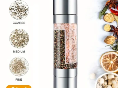 Premium Double-Ended Stainless Steel Spice Grinder for Perfect Seasoning