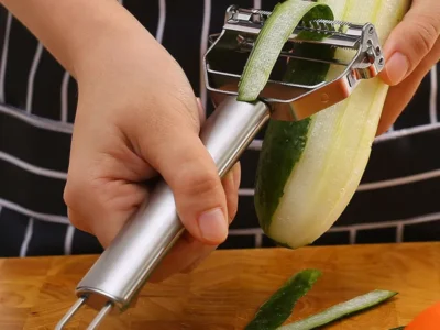 Stainless Steel Kitchen Vegetable Peeler – Multifunctional Potato Cutter and Slicer
