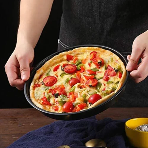 7 8 9 10 Inch Pizza Baking Pan Nonstick Carbon Steel
