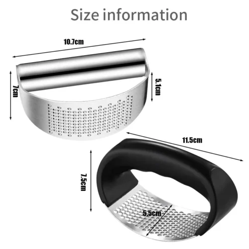 Manual Squeezer for Garlic and Ginger - Stainless Steel Crusher