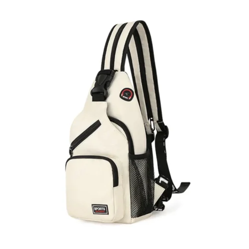 Multi-Function Crossbody and Belt Bag with Earphone Hole - Perfect for Sports and Travel
