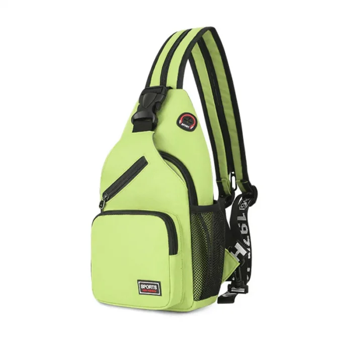 Multi-Function Crossbody and Belt Bag with Earphone Hole - Ideal for Sports and On-the-Go Use