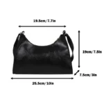 High-Capacity, Simple Wide Strap Bucket Crossbody Bag for Fashionable Women