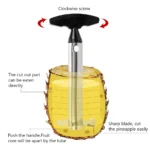 Versatile Stainless Steel Kitchen Tool for Fruit and Vegetables / Great to Remove Pineapples Cores