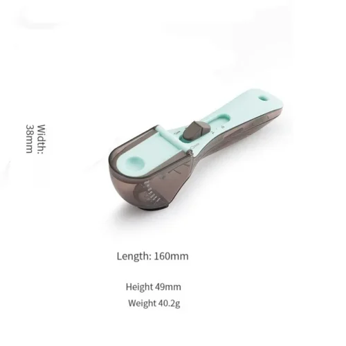 Plastic Graduated Measuring Spoons – Accurate Kitchen Tools for Baking and Cooking