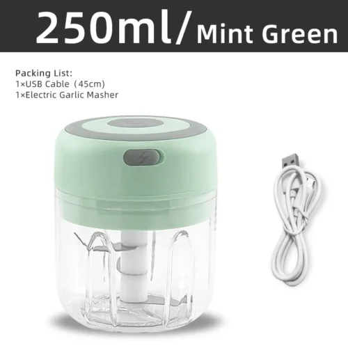 Mini Garlic Masher and Meat Grinder - Portable Vegetable Chopper for Effortless Food Prep