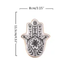 Cactus Flower Hand Ceramic Trinket Dish - Decorative Jewelry Storage Tray and Vanity Organizer