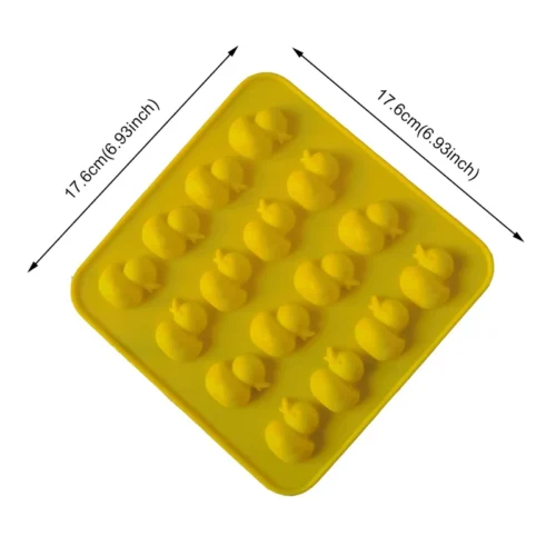 Cute Duck Silicone Mold for Chocolate Ice Candy and Baking
