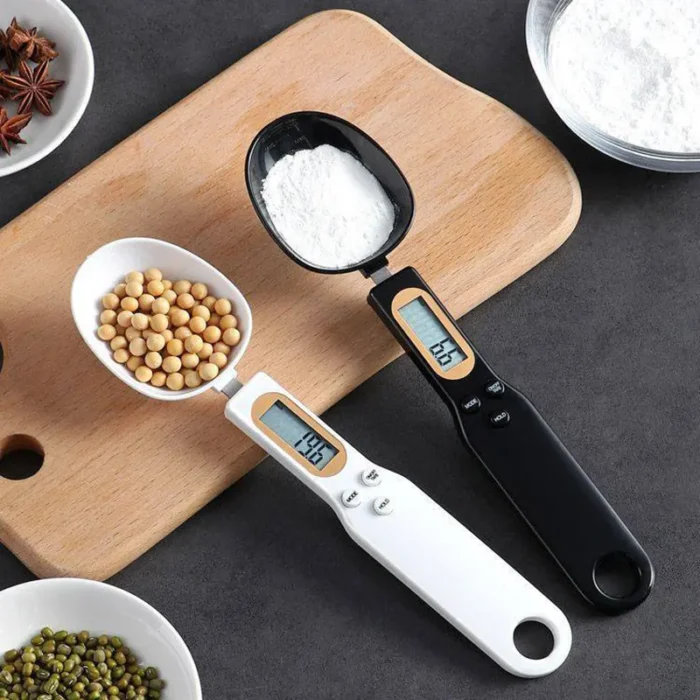Electronic Kitchen Scale Spoon - 500g Capacity with 0.1g Precision - Mini Kitchen Tool for Measuring Food, Flour, Milk, and Coffee