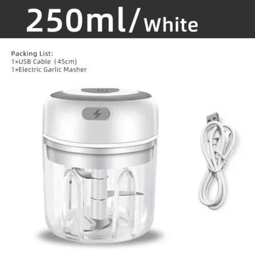 Mini Garlic Masher and Meat Grinder - Portable Vegetable Chopper for Effortless Food Prep