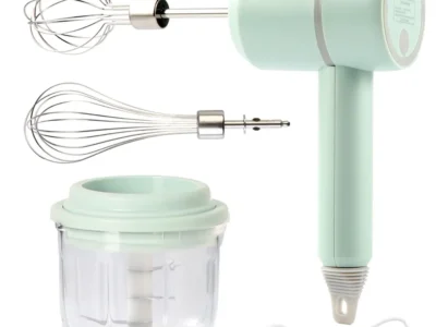 Portable Electric Food Processor Set - Multifunctional Blender, Hand Mixer, Egg Beater & Milk Frother