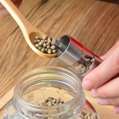 Portable Manual Spice Grinder - Perfect for Seasoning, Barbecue, and Kitchen Use