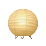 Modern Japanese Nordic Style LED Paper Lantern Table Lamp