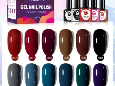 Gel Nail Polish Starter Kit - 12 Colors Nail Gel Polish Set