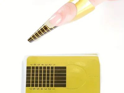20pcs Nail Forms Tips: Essential DIY Nail Extension Tools for Gel Polish and Acrylic - Perfect for French Nail Art and Wraps