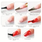 20pcs Nail Forms Tips: Essential DIY Nail Extension Tools for Gel Polish and Acrylic - Perfect for French Nail Art and Wraps