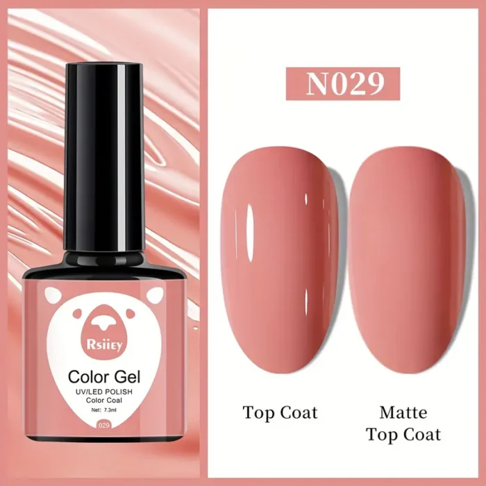 0.25oz Gel Nail Polish: French Nail Polish, Soak Off UV Light Cure Gel Polish for Art Design Manicures - Ideal for DIY and Salon Use