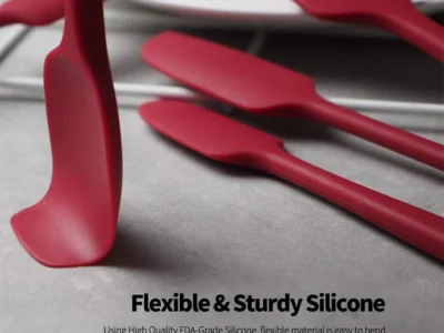 Leeseph Premium Silicone Spatula Set – Heat Resistant and Non-Stick Baking Tools