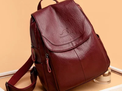 Vintage Shoulder Bags for Ladies - Soft Leather Backpacks for Casual Travel and School