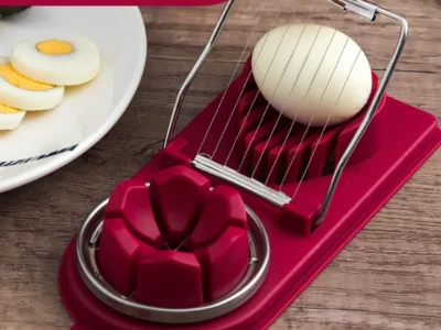 Multifunctional Stainless Steel Egg Cutter – Slice, Section, and Shape Eggs or Luncheon Meat