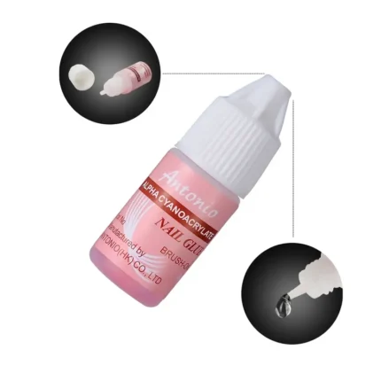 Quick-Drying Nail Glue: Ideal for Effortless Application of Artificial Nail Tips During Your Manicure