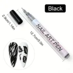 1 Pcs 3D Nail Art Pen: Perfect for Nail Point Graffiti and Dotting - Ideal for Drawing, Painting, and Creating Liner Designs for Valentine's Day DIY Nail Art Beauty
