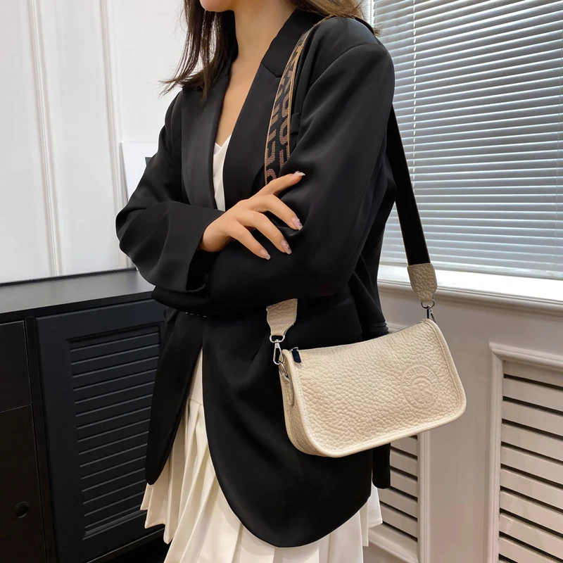 Soft Leather Shoulder Bag / Trendy Cowhide Genuine Leather Shoulder Bag for Ladies