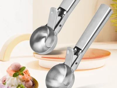 Versatile Stainless Steel Scoop | Ideal for Ice Cream and Fruit