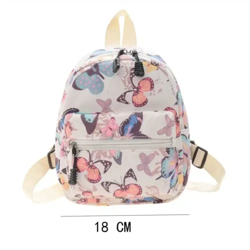 High Capacity Mini Backpack – Stylish Nylon Rucksack for Fashionable Casual Use